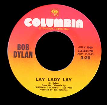 Single 1969 bob Dylan Lay Lady Lay